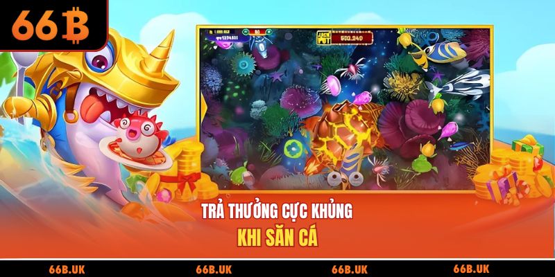 Trả thưởng cực khủng khi săn cá